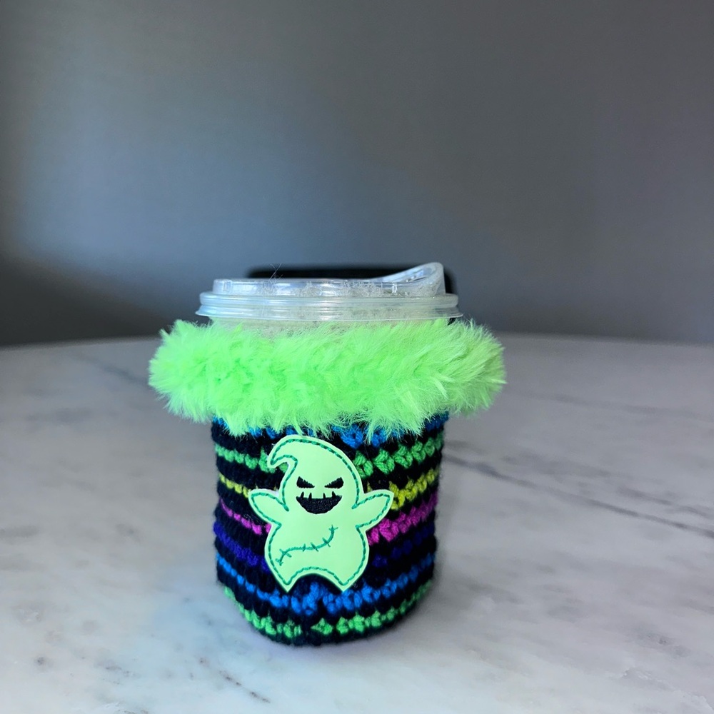 Crochet Disney Oogie Boogie Coffee Cozy